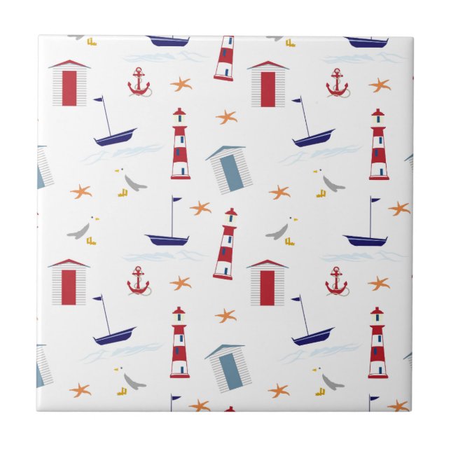 starfish ceramic tile (Front)