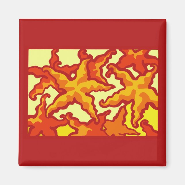 Starfish Composition Magnet (Front)