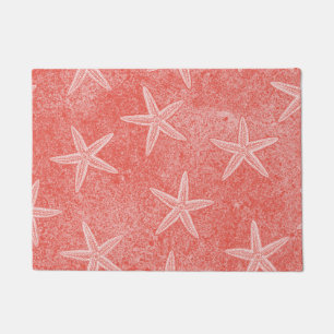 Starfish Coral Pink Doormat