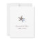 Starfish Couple Beach Wedding Square Invitations
