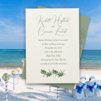 Starfish Couple Inviting December Wedding