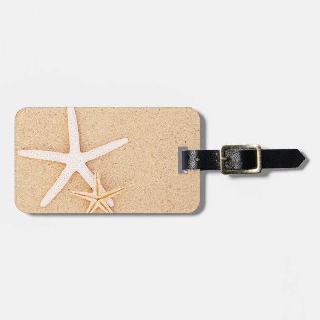 Starfish Couple Luggage Tag (Front Horizontal)