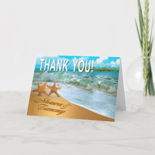 Starfish Couple Thank You Card
