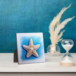 Starfish Crayon Drawing Plaque