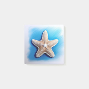 Starfish Crayon Drawing Post-it Notes