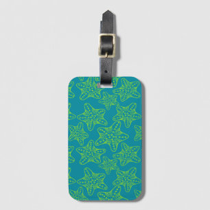 Starfish Crowd Pattern Luggage Tag