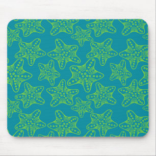 Starfish Crowd Pattern Mouse Pad