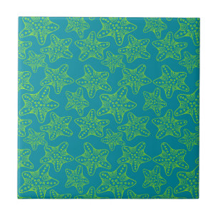 Starfish Crowd Pattern Tile