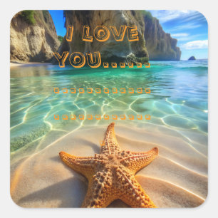 Starfish Cute Sticker 