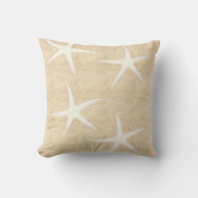 Starfish Decorative Throw Pillow (Front)