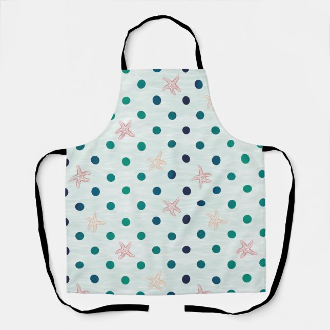 Starfish Dot Dance Apron (Front)