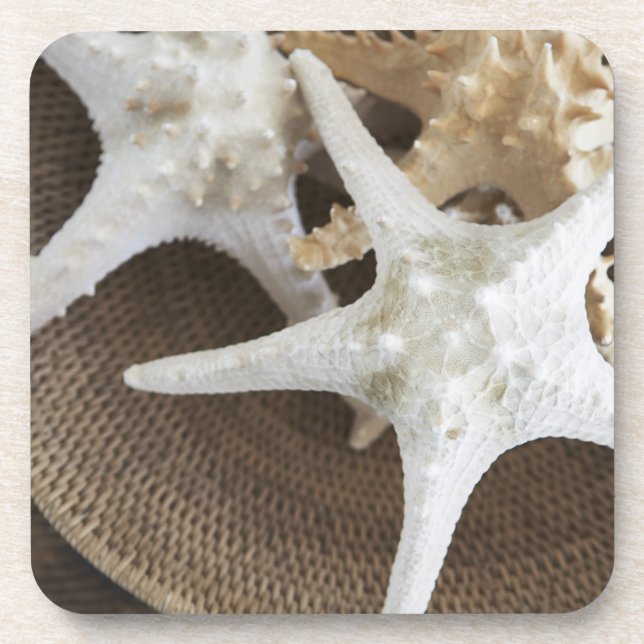 Starfish in a basket coaster (Front)
