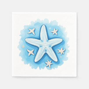 Starfish in Blue Napkin