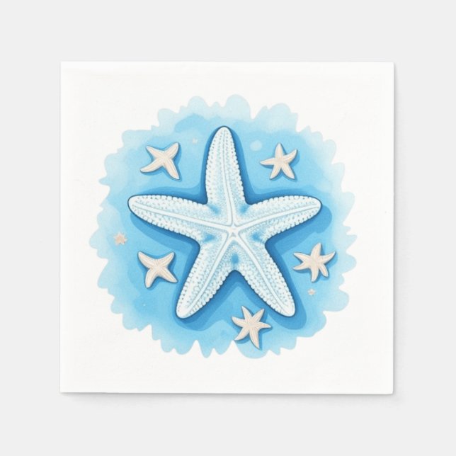 Starfish in Blue Napkin (Front)