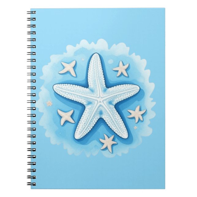 Starfish in Blue Notebook (Front)