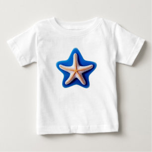 Starfish in Star Silhouette Baby T-Shirt