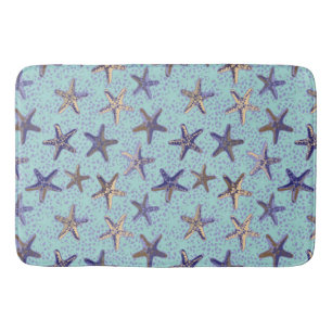 Starfish in the Sand  Bath Mat