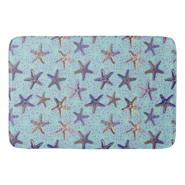 Starfish in the Sand  Bath Mat (Front)