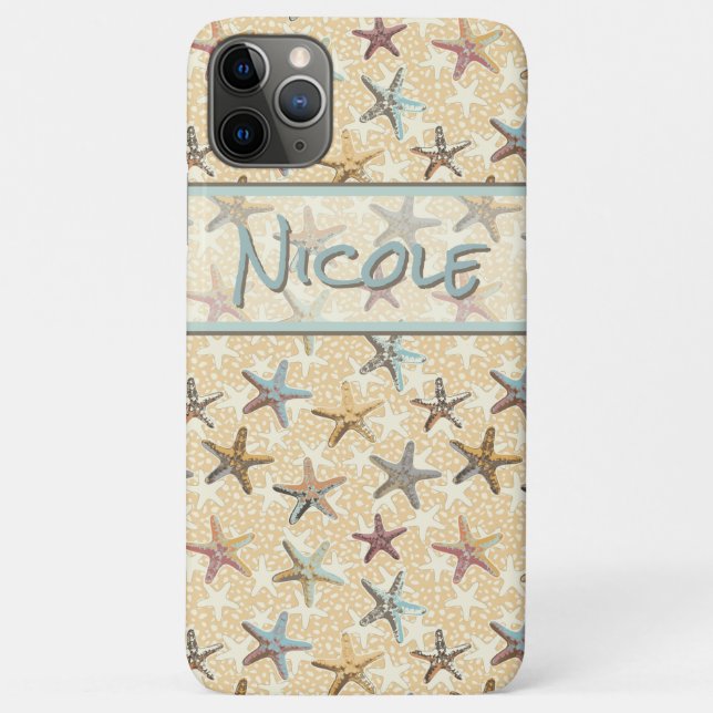 Starfish in the Sand iPhone / iPad case (Back)