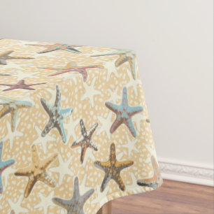 Starfish in the Sand Tablecloth