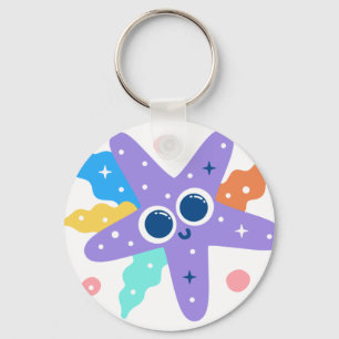 Starfish Key Ring