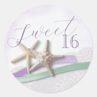 Starfish Lavender and Mint Ribbon Sweet 16