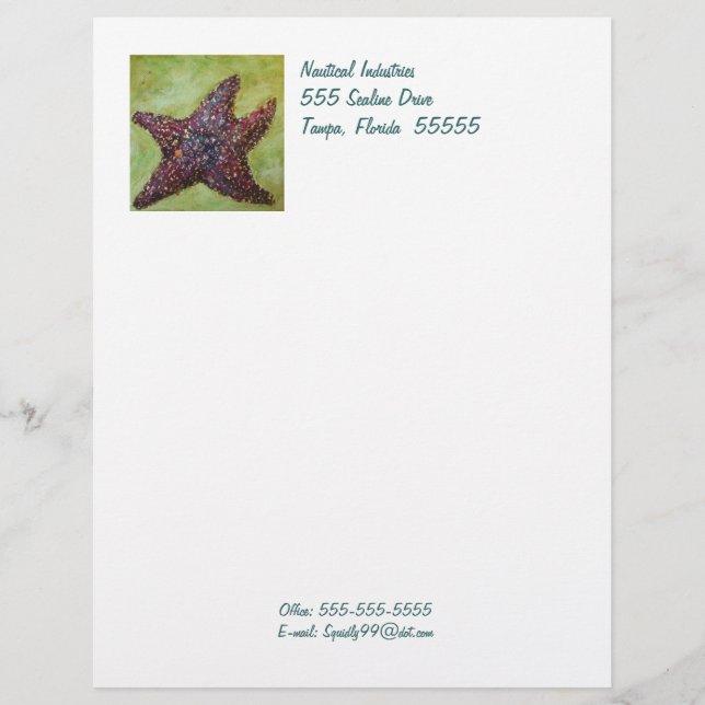 Starfish letterhead (Front)