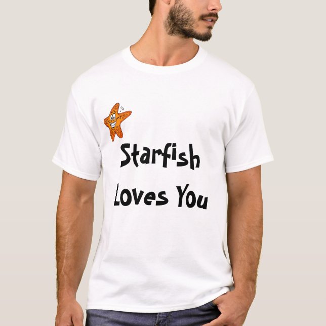 Starfish Loves You T-Shirt (Front)
