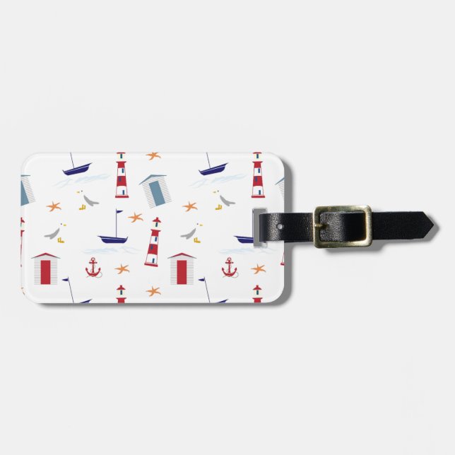 starfish luggage tag (Front Horizontal)