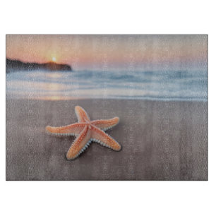 Starfish Lying on a Beach Cutting Board