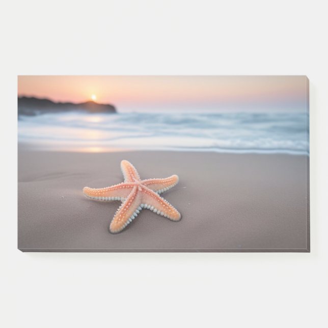 Starfish Lying on a Beach Post-it Notes (Front)