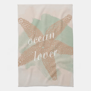 Starfish Mint Ocean Tea Towel