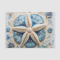 Starfish Nautical Coastal Beach Decoupage