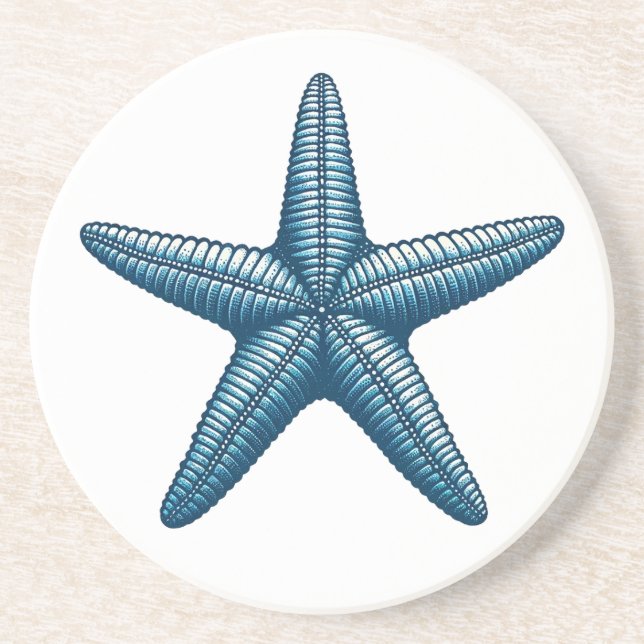 Starfish Nautical Coaster (Front)