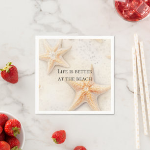 Starfish Ocean Beach  Napkin