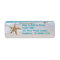 Starfish Ocean Water Return Address Labels