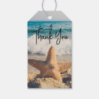 Starfish on a Sandy Beach Photograph Thank You