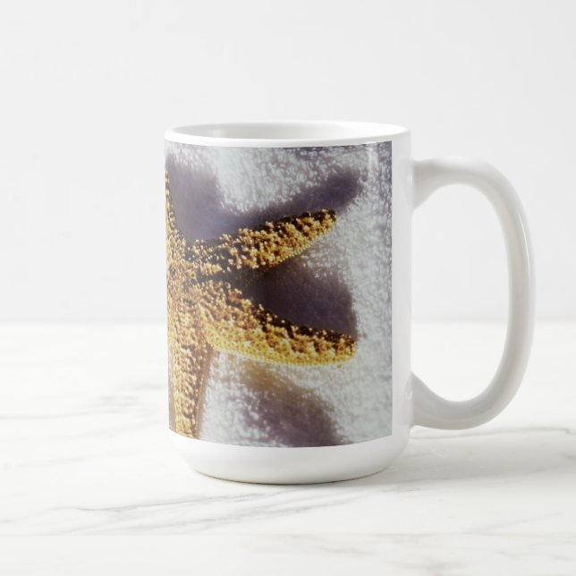 Starfish On A Towel Coffee Mug (Right)