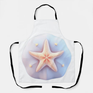 Starfish on a Unique-Shaped Stone Apron