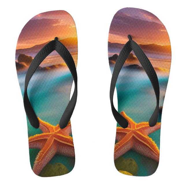 Starfish on beach at Dawn Thongs (Footbed)