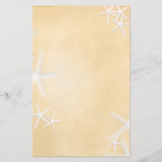 Starfish on Brown Writing Paper (Front)