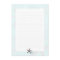Starfish on Light Blue, Lined Blank Note Cards