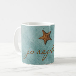 Starfish on the Beach Named  Coffee Mug