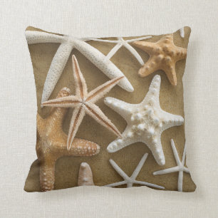 Starfish On The Sand Cushion