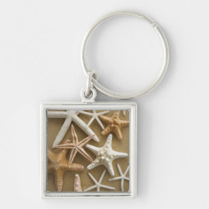 Starfish On The Sand Key Ring