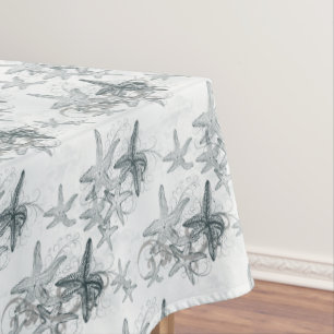 Starfish On The Sea Pattern Tablecloth