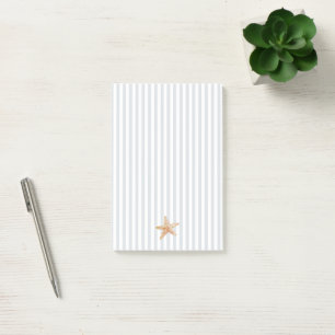 Starfish Painting Stripe Pattern Post-it Notes