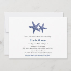 Starfish Pair Shower/Party Invitation
