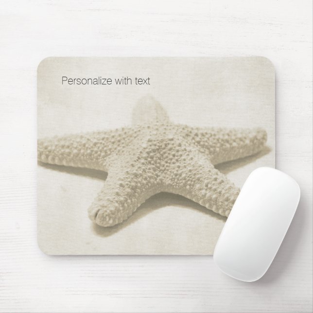 Starfish Personalised Mouse Pad (With Mouse)