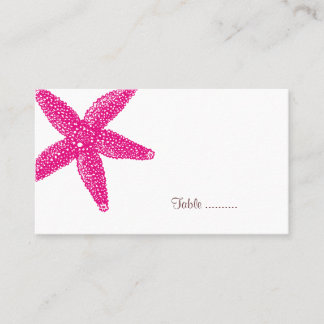 Starfish Place Card